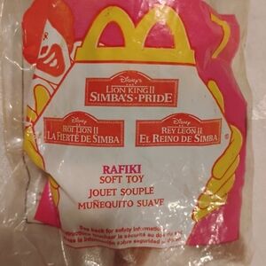 Disney Lion King II Rafiki Soft Toy - Pink and Yellow